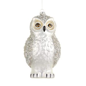 Búho nevado decorativo / Snowy Winter Owl Ornament
