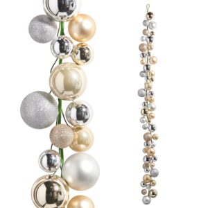 Guirnalda de esferas champagne / Champagne Ball Garland