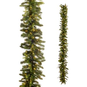 Guirnalda de pino balsam con luces conectable / Pre-Lit Connectable Balsam Fir Garland