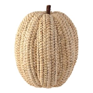 Calabaza tejida cesta display / Display Basket Weave Pumpkin