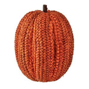 Calabaza tejida cesta display / Display Basket Weave Pumpkin