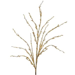 Rama decorativa tipo hielo con lentejuela y glitter / Sequin Glitter Ice Twig Spray