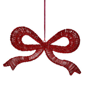 Moño decorativo con estructura de alambre y pedrería / Jewel Wire Gift Bow