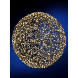 Esfera navideña LED grande tipo kissing ball para exterior / Micro LED Xmas LG Kissing Ball Outdoor